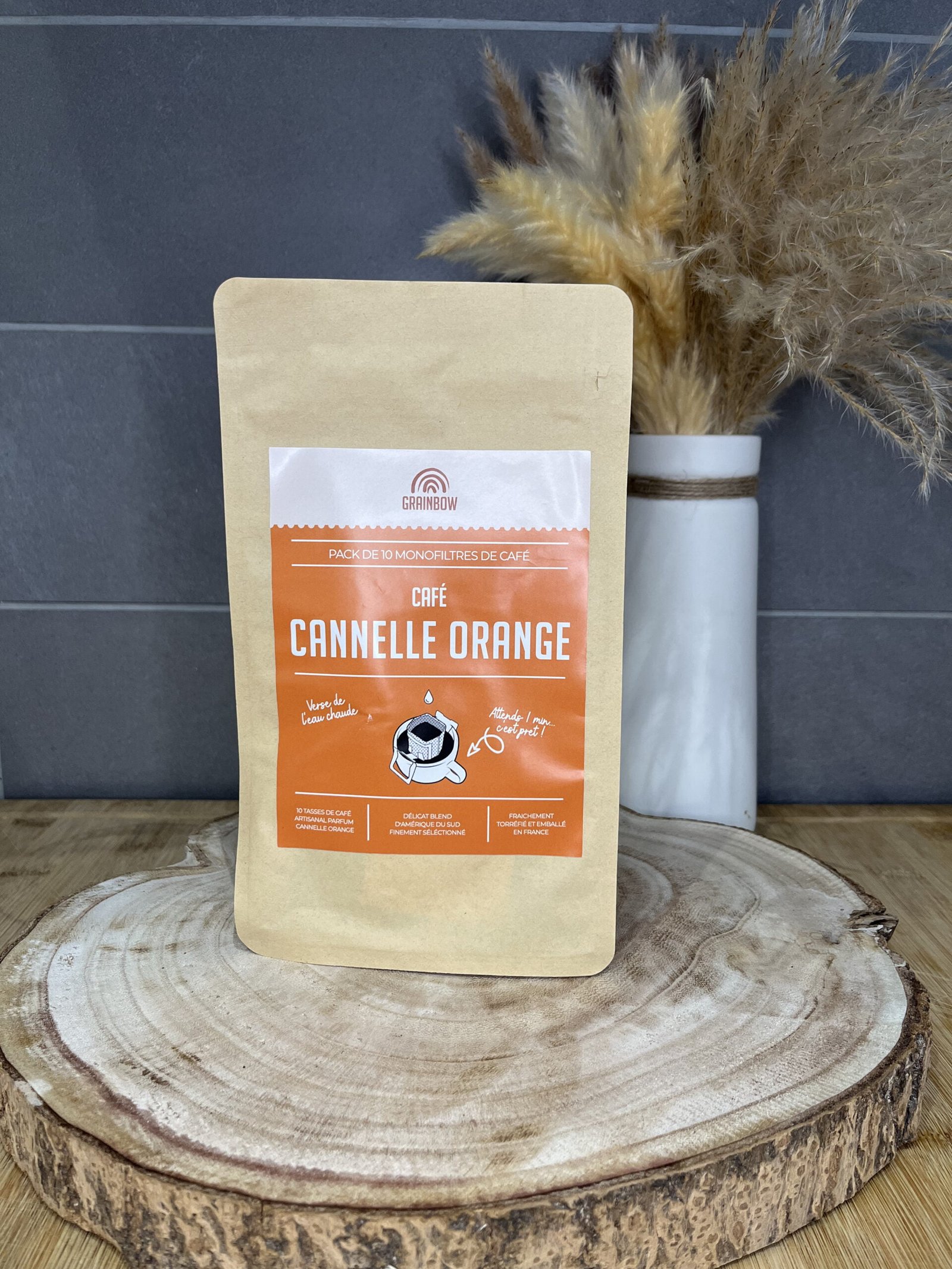 Extrait de café aromatisé Orange Cannelle